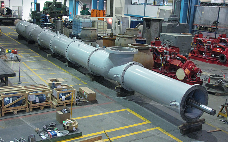 泵安装在Ruhrpumpen在墨西哥的工厂