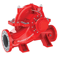 卧式分体消防泵由Ruhrpumpen设计